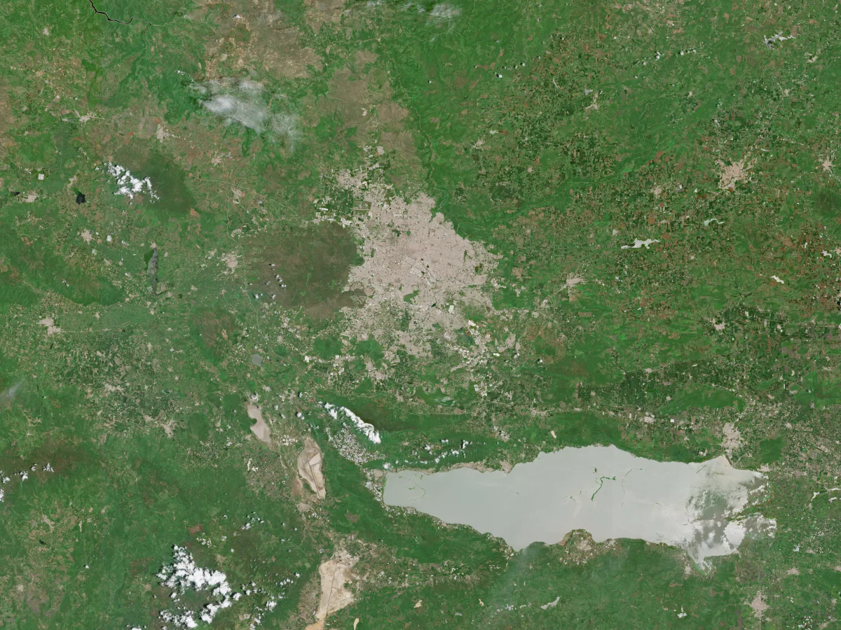 Imagen satelital de contexto de Jalisco